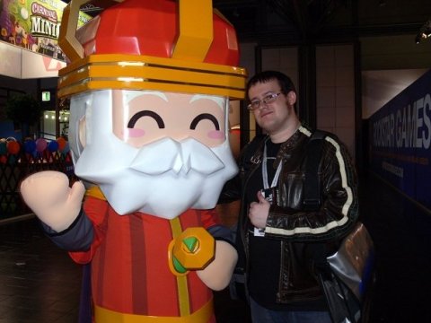 Me, in happier times. That's me on the right