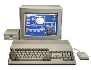 The Amiga 500, the first major Amiga model