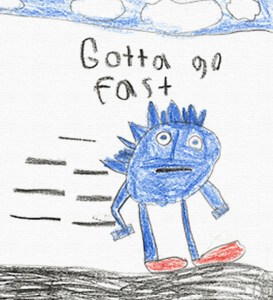 Artist's depiction of the internet