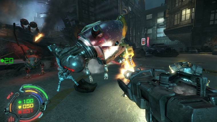 The game runs at 1080p and 60fps, though the latter isn't always consistent. During action-heavy moments the frame rate drops and screen tear can get pretty bad, as you can see here