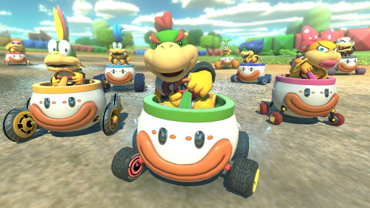 The addition of Bowser Jr means all of Bowser's offspring (and alleged ones) are present