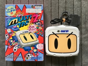 A SNES multitap for 5-player Bomberman